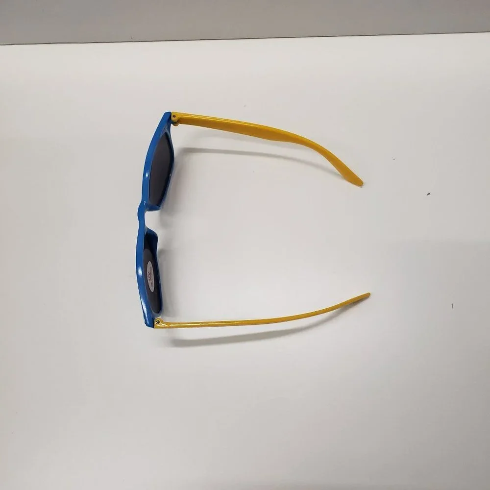 High Noon Sun Sips‎ Adult Sunglasses in Blue/Yellow - One Size